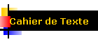 Cahier de Texte